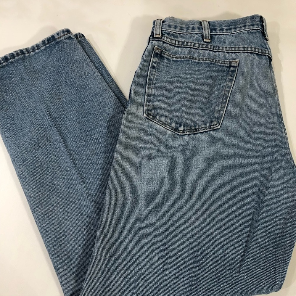 Wrangler Authentic Jeans 38 X 32 Work Casual Denim Blue